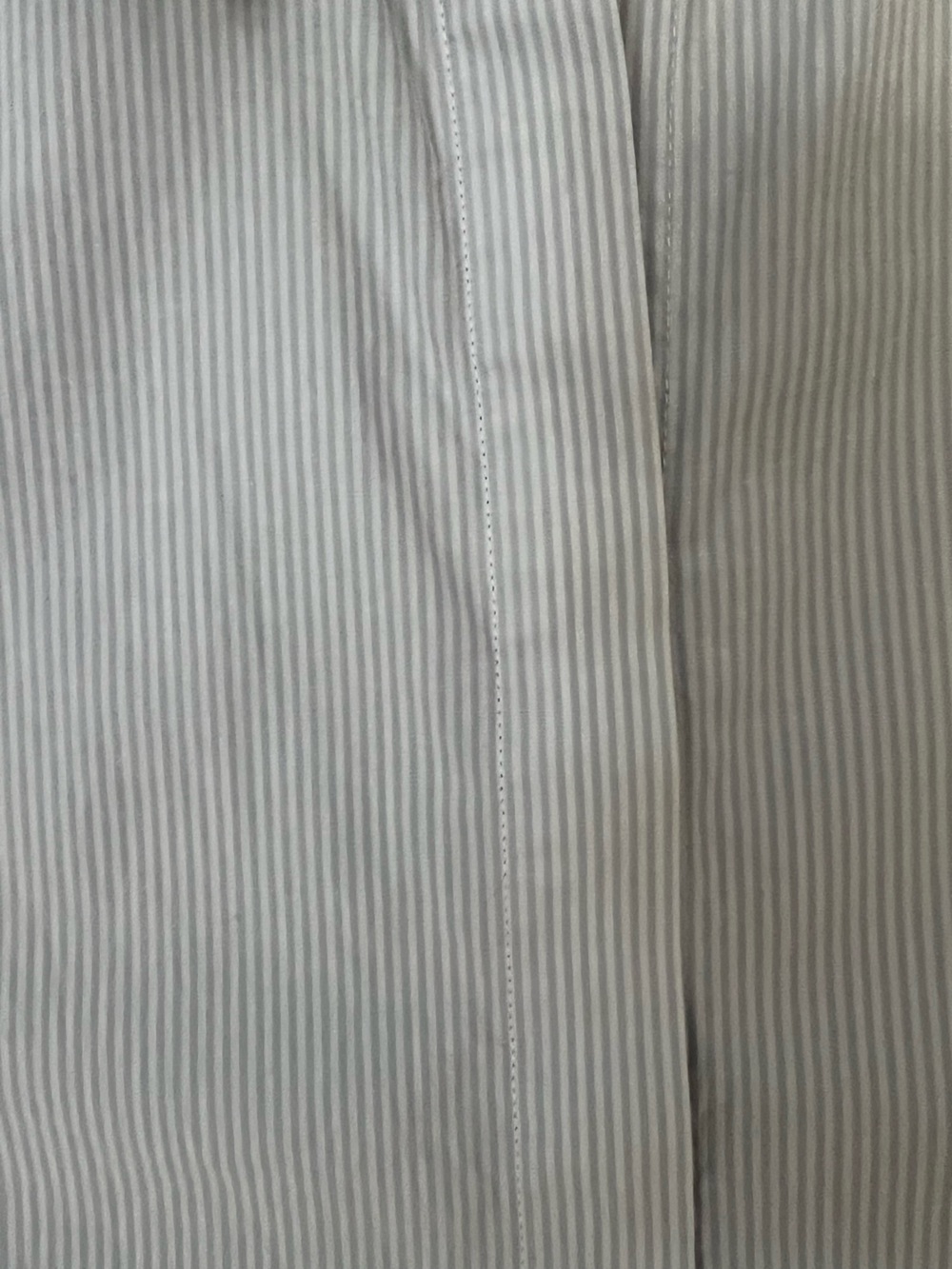 Anthropologie sundays Striped Button-Front sleeveless Shirt in White and gray - Picture 9 of 10